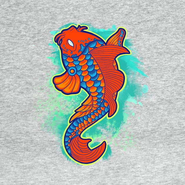 Koi Fish by Moe Tees